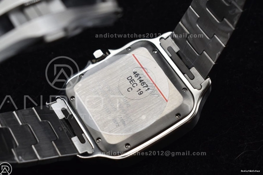 40mm Santos SS V de SS Cartier MIYOTA Dial on Blue 1047 BVF Bracelet Colorful Edition 9015 SmartLinks Best 1:1 1024